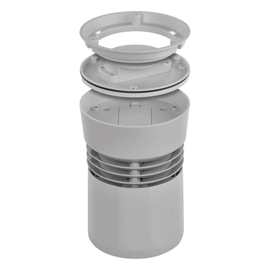 Vezeték nélküli időjárás állomás színes LED kijelzővel és esőmérővel 3xAAA fekete