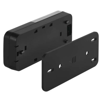 Vezeték nélküli, konnektorba dugható csengő 230V + 1xCR2032, fekete