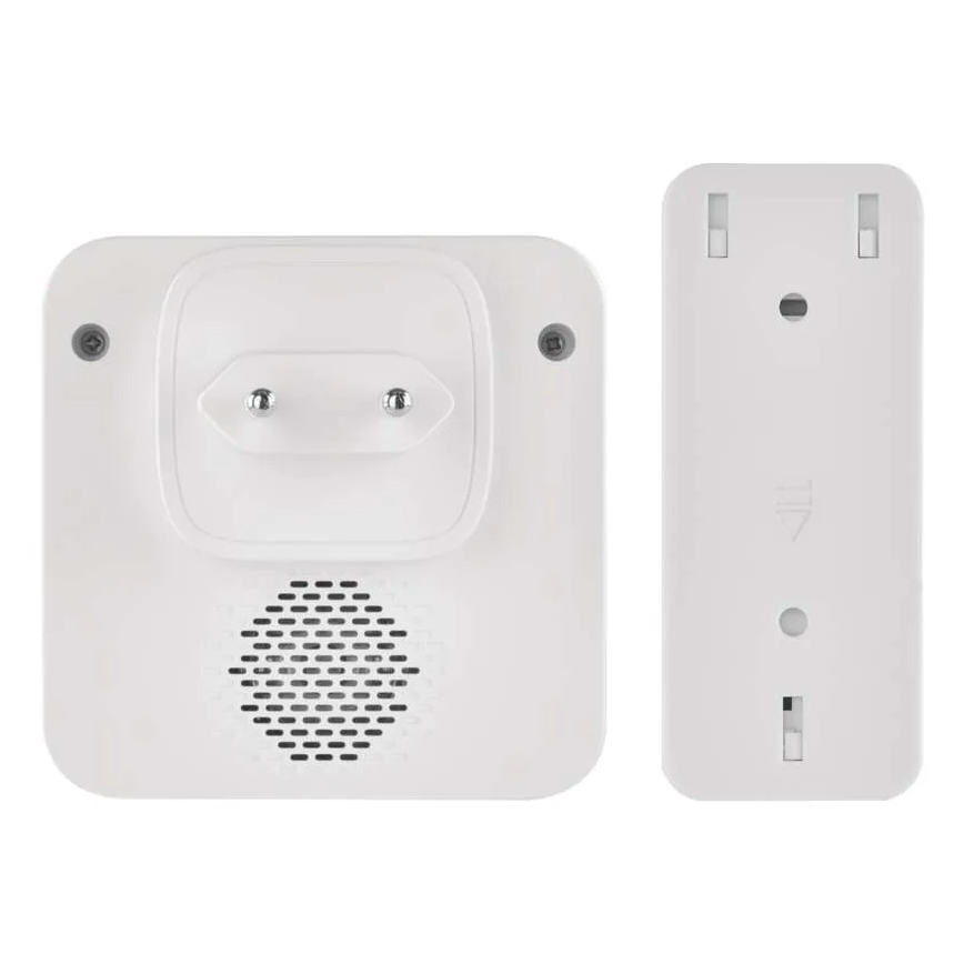 Vezeték nélküli konnektoros csengő GoSmart 230V + 1xCR2032 fehér Wi-Fi