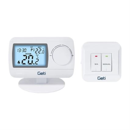 Vezeték nélküli termosztát 2xAA + 230V