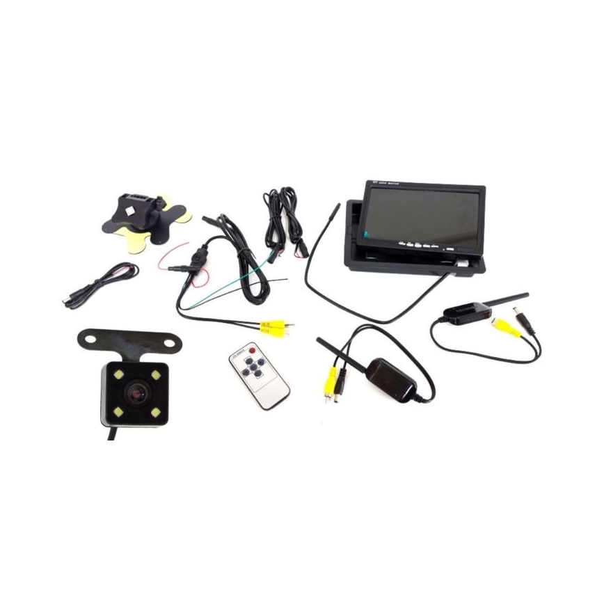 Vezeték nélküli tolatókamera LCD-vel Wi-Fi 12V IP66