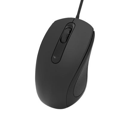 Vezetékes egér 1200 DPI USB-C fekete