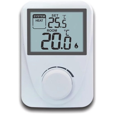 Vezetékes termosztát 2xAAA