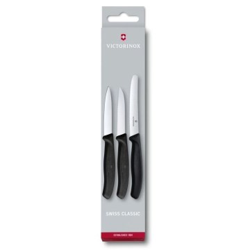 Victorinox - 3 részes fekete zöldségkés készlet