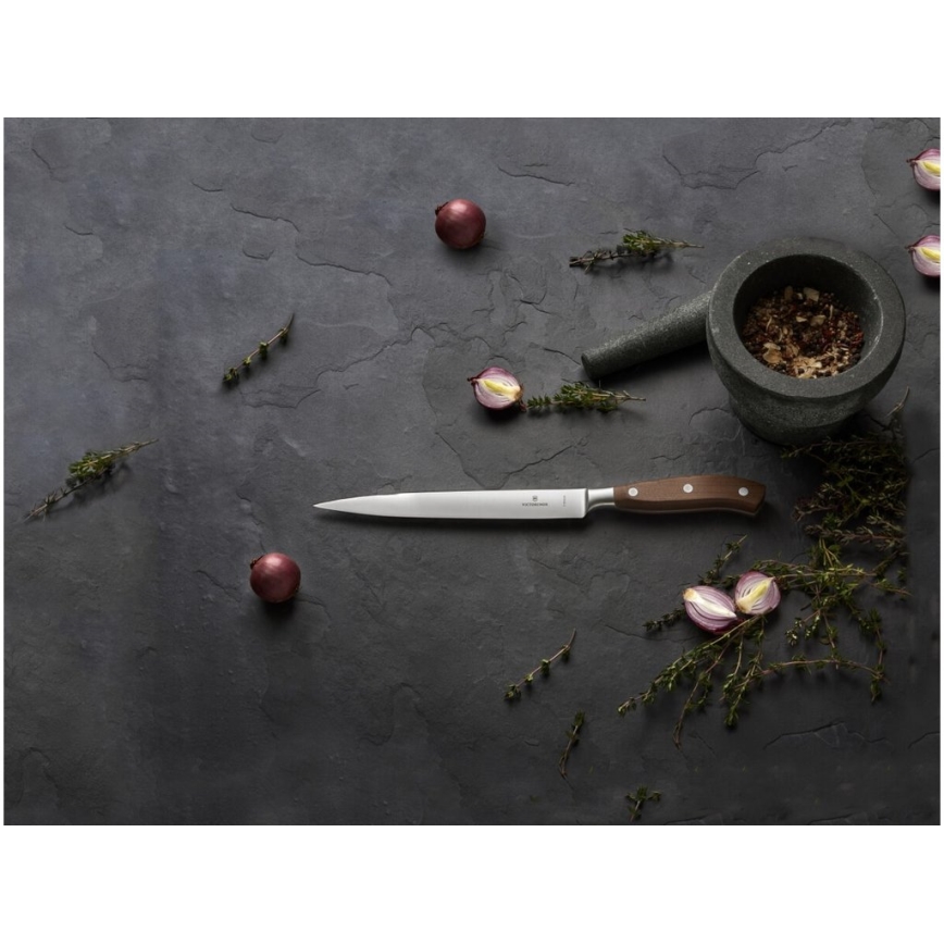Victorinox - GRAND MAITRE konyhai filézőkés, 20 cm, juharfa