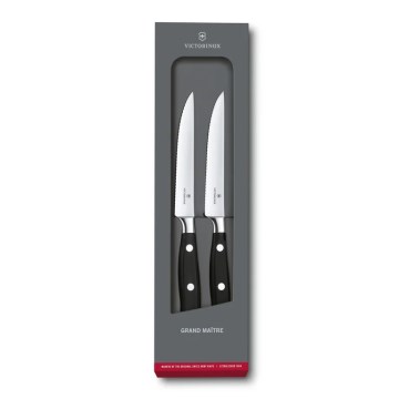 Victorinox - GRAND MAITRE steakkés készlet 12 cm, 2 db, fekete