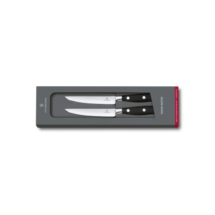 Victorinox - GRAND MAITRE steakkés szett, 12 cm, 2 db, fekete