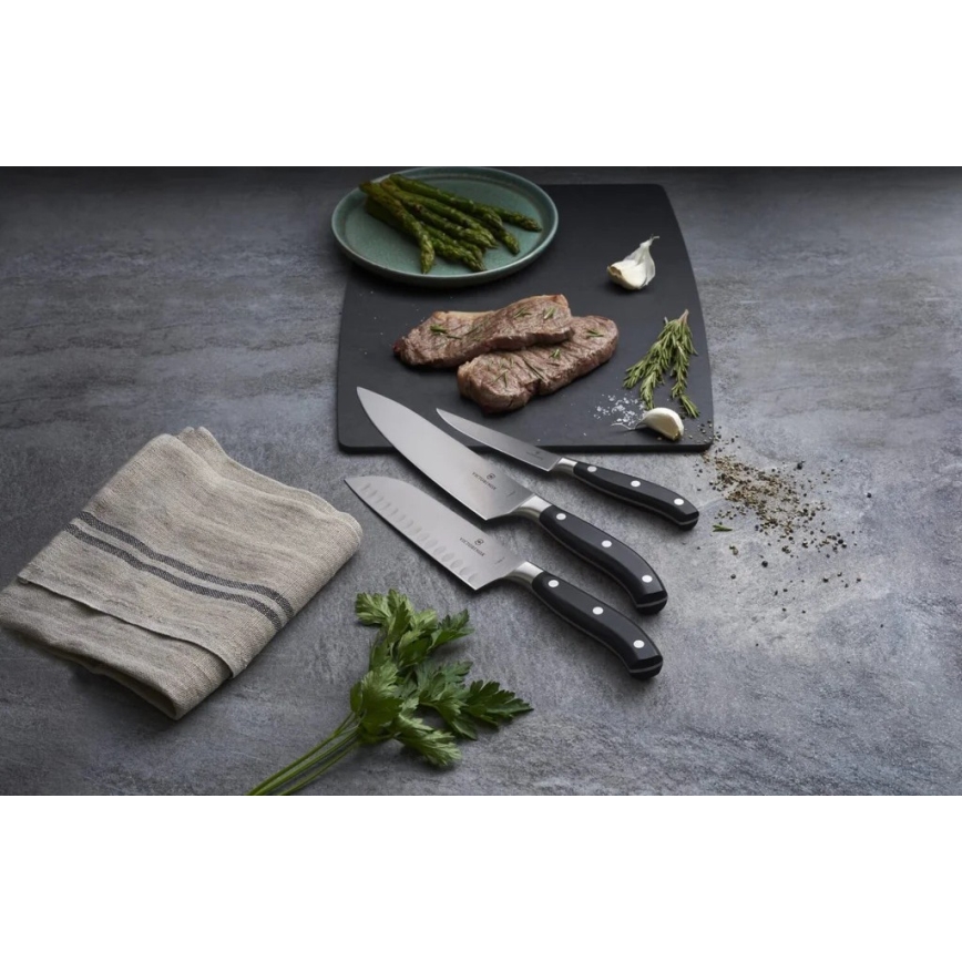 Victorinox - Santoku konyhakés GRAND MAITRE 17 cm fekete