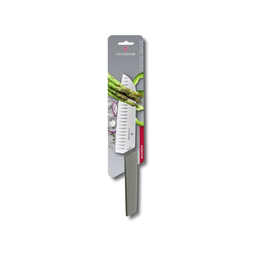 Victorinox - Santoku konyhakés SWISS MODERN 17 cm zöld