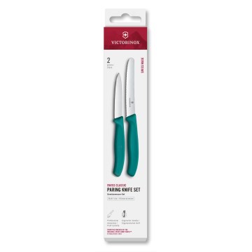 Victorinox - SWISS CLASSIC 2 részes zöldségkés-szett, türkiz