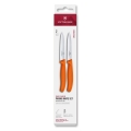 Victorinox - SWISS CLASSIC konyhai zöldségkés-készlet, 10 cm, 2 db, narancssárga