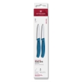 Victorinox - SWISS CLASSIC zöldségkés készlet 8 cm, 2 db, kék
