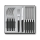 Victorinox - SWISS MODERN 12 darabos evőeszköz-készlet, fekete