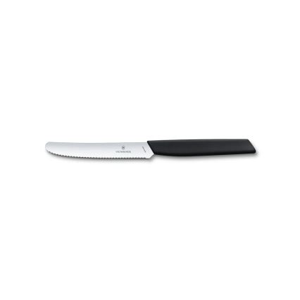 Victorinox - SWISS MODERN 12 darabos evőeszköz-készlet, fekete
