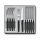 Victorinox - SWISS MODERN 12 darabos fekete evőeszköz-készlet