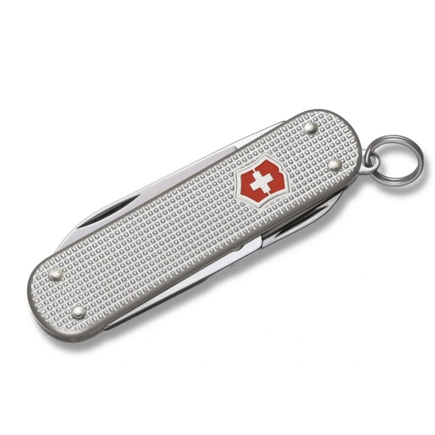 Victorinox - Többfunkciós zsebkés CLASSIC ALOX 5,8 cm/5 funkció ezüst