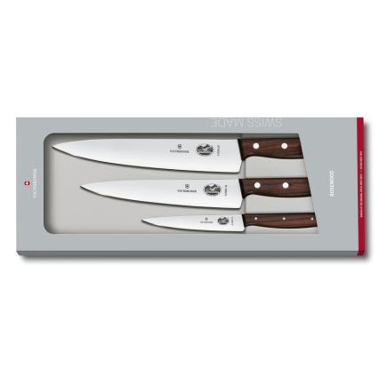 Victorinox - WOOD 3 részes konyhakés készlet, juharfa