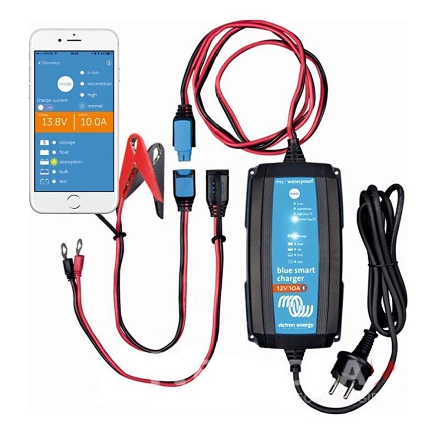 Victron Energy - Intelligens ólom-savas akkumulátortöltő 12V/10A IP65