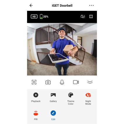 Videó csengő mozgásérzékelővel Full HD 1080p 5200 mAh IP65 Wi-Fi fehér