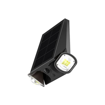 Viking - Fényerőszabályozható napelemes falra szerelhető flexibilis lámpatest érzékelővel LED/1,3W/3,7V IP44 4000K 2000 mAh