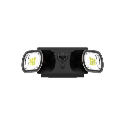 Viking - Fényerőszabályozható napelemes falra szerelhető flexibilis lámpatest érzékelővel LED/1,3W/3,7V IP44 4000K 2000 mAh