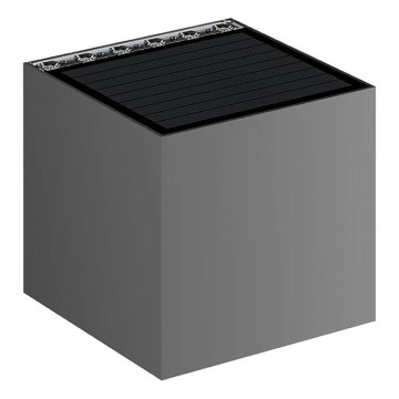 Viking - fényerőszabályozható napelemes LED fali lámpa LED/1W/3,7V IP54 4000K 2000 mAh