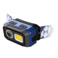 Viking - Fényerőszabályozható újratölthető LED fejlámpa érzékelővel LED/5V IPX4 400 lm 3xAAA/1000 mAh