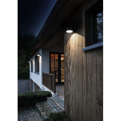 Viking - LED fényerőszabályozható napelemes fali lámpa érzékelővel LED/1W/3,7V IP44 4000K 2000 mAh