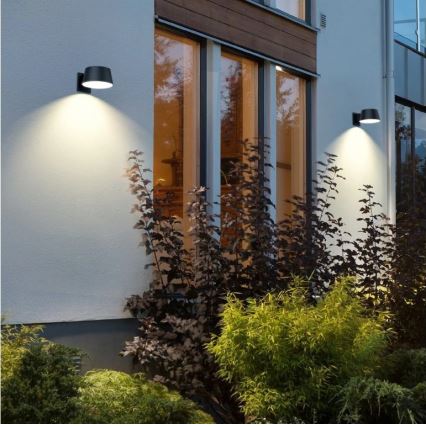 Viking - LED fényerőszabályozható napelemes fali lámpa érzékelővel LED/1W/3,7V IP44 4000K 2000 mAh