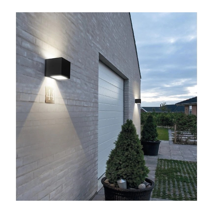 Viking - fényerőszabályozható napelemes LED fali lámpa LED/1W/3,7V IP54 4000K 2000 mAh