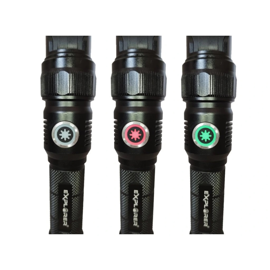 Viking - LED, fényerőszabályozható, újratölthető zseblámpa LED/5V IPX4 1200 lm 5000 mAh