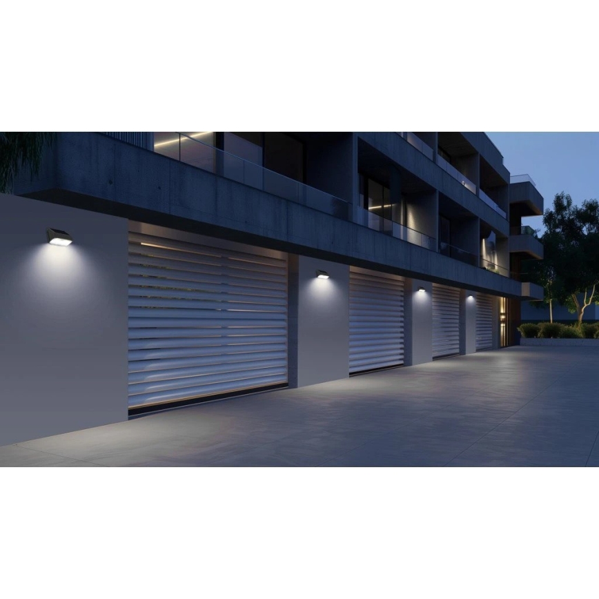 Viking - LED napelemes fali lámpatest érzékelővel LED/3,7V IP54 3000/4000K 2000 mAh