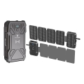 Viking - powerbank LED lámpával, vezeték nélküli töltéssel és napelemes töltőpanellel Power Delivery 22,5W/20000 mAh