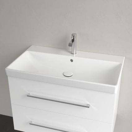 Villeroy & Boch 41568001 - Függesztett mosdó AVENTO 80x47 cm kerámia/fehér
