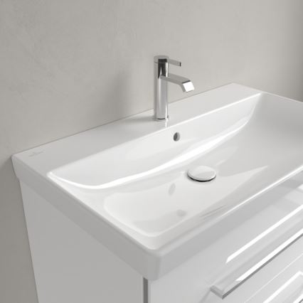 Villeroy & Boch 41568001 - Függesztett mosdó AVENTO 80x47 cm kerámia/fehér