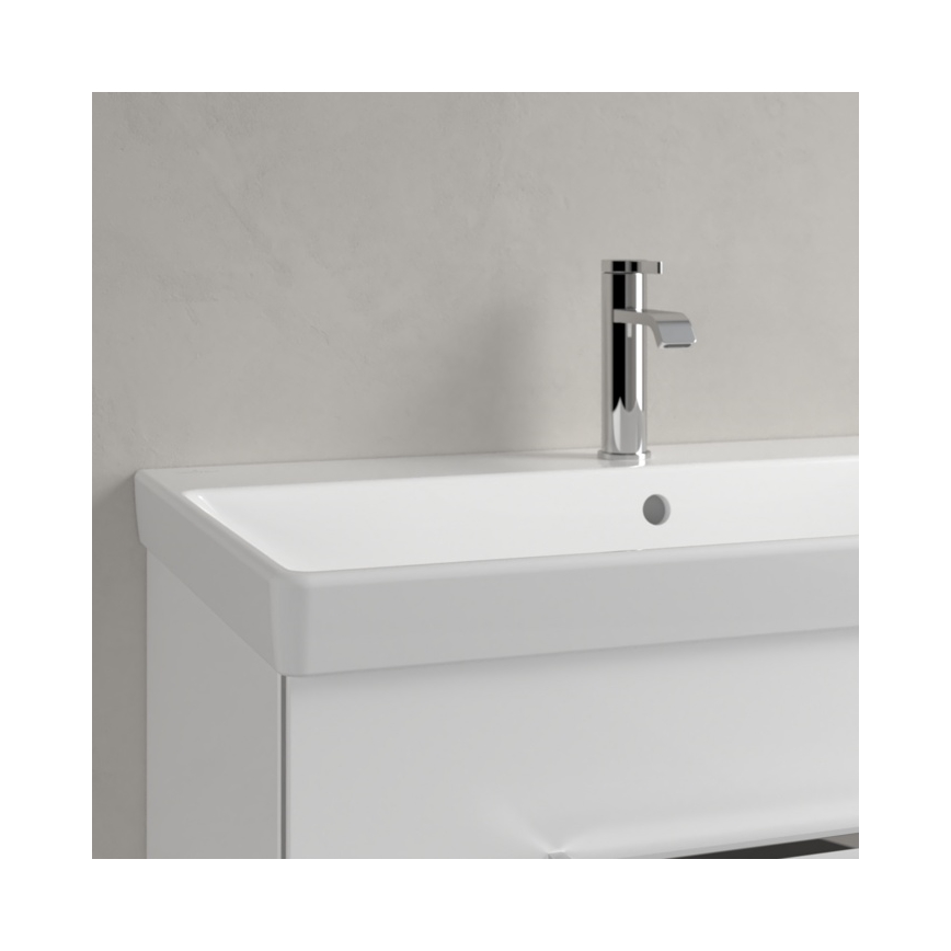 Villeroy & Boch 41568001 - Függesztett mosdó AVENTO 80x47 cm kerámia/fehér