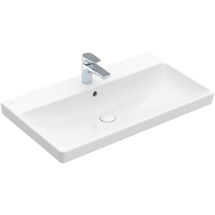 Villeroy & Boch 41568001 - Függesztett mosdó AVENTO 80x47 cm kerámia/fehér