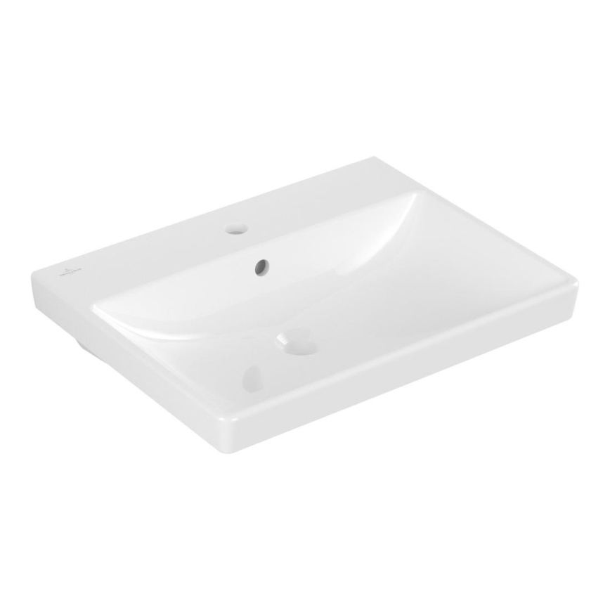 Villeroy & Boch 41586001 - Függesztett mosdó AVENTO 60x47 cm kerámia/fehér