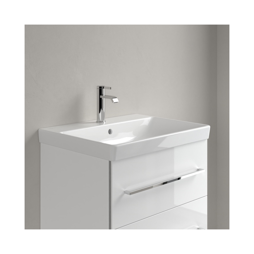 Villeroy & Boch 41586001 - Függesztett mosdó AVENTO 60x47 cm kerámia/fehér