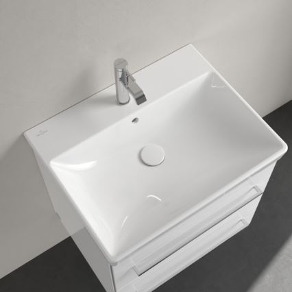 Villeroy & Boch 41586001 - Függesztett mosdó AVENTO 60x47 cm kerámia/fehér