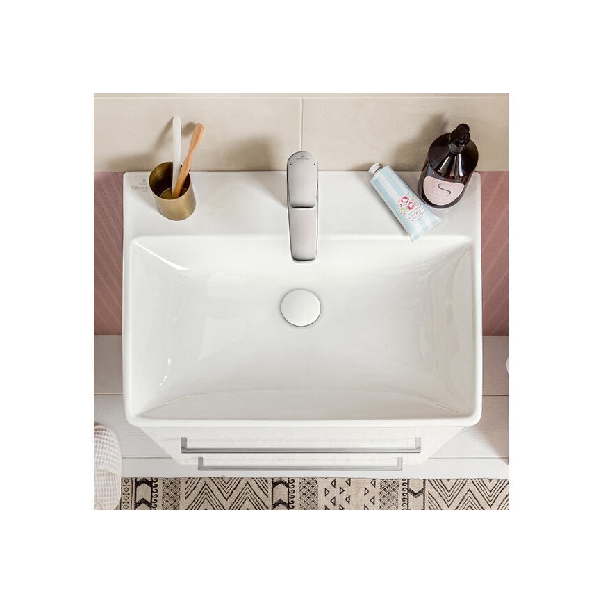 Villeroy & Boch 415860R1 - AVENTO falra szerelhető mosdó 60x47 cm kerámia/fehér