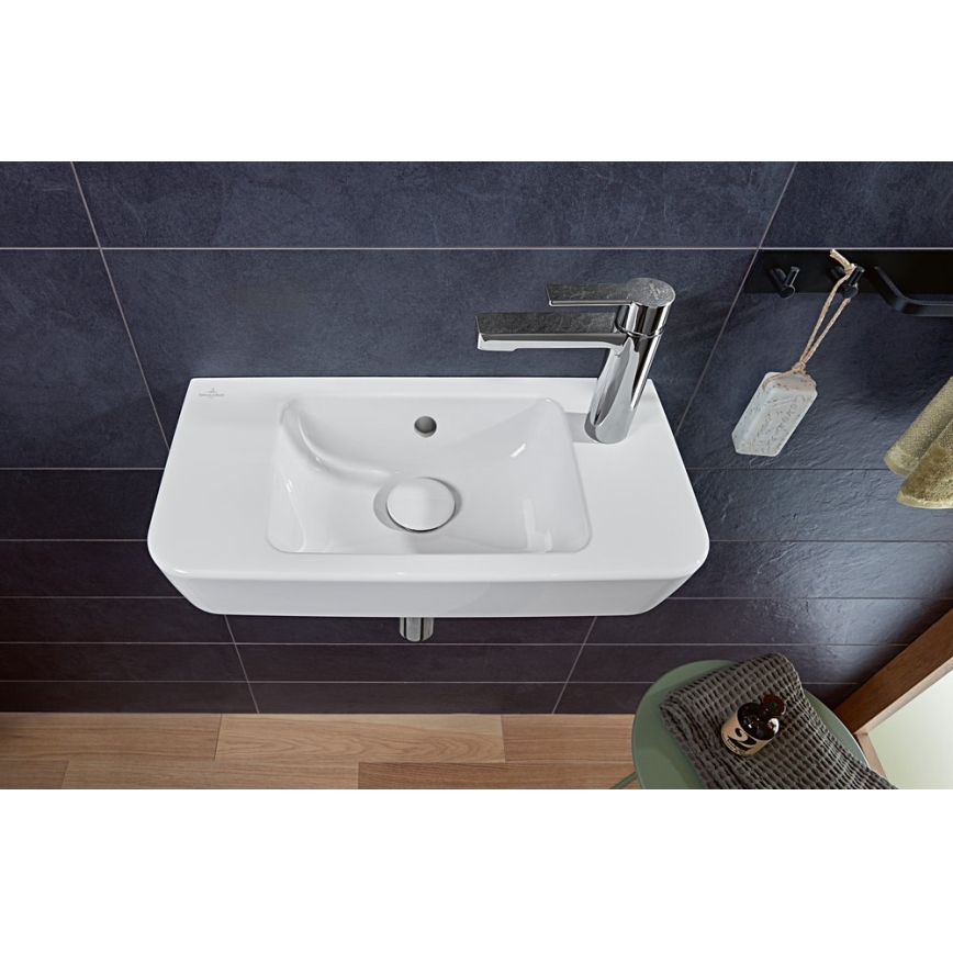 Villeroy & Boch 4342R501 - Falra szerelhető mosdó O.NOVO 50x25 cm kerámia/fehér