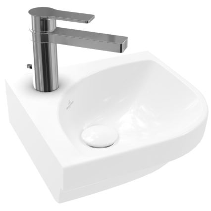 Villeroy & Boch 43714601 - Sarok falra szerelhető mosdó SUBWAY 3.0 32x32 cm kerámia/fehér