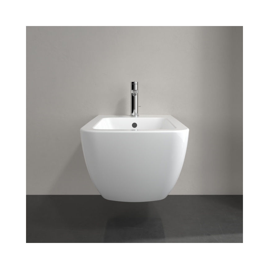 Villeroy & Boch 441100R1 - Falra szerelhető bidé VENTICELLO kerámia/fehér