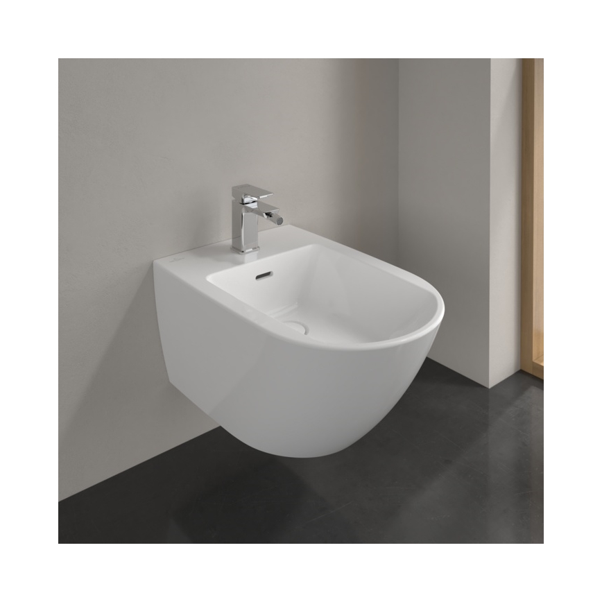 Villeroy & Boch 447000R1 - Falra szerelhető bidé SUBWAY 3.0, kerámia/fehér