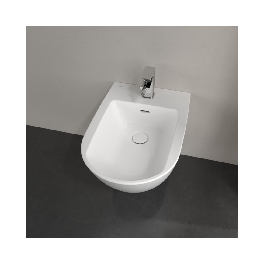 Villeroy & Boch 447000R1 - Falra szerelhető bidé SUBWAY 3.0, kerámia/fehér