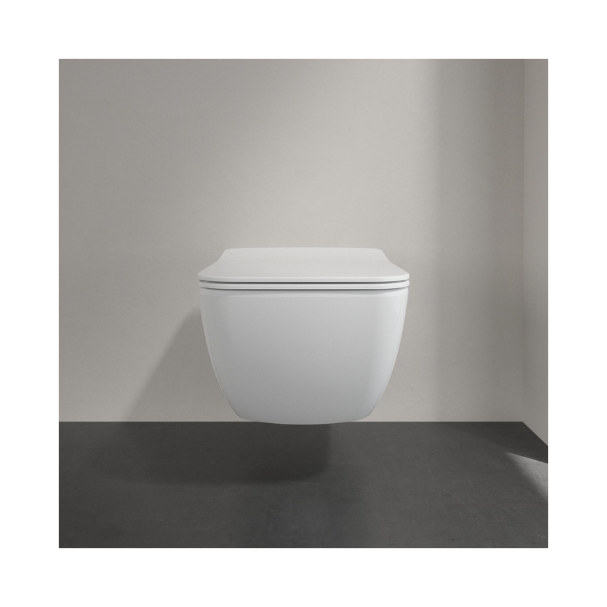 Villeroy & Boch 4611RL01 - Függesztett WC SoftClose ülőkével VENTICELLO kerámia/fehér