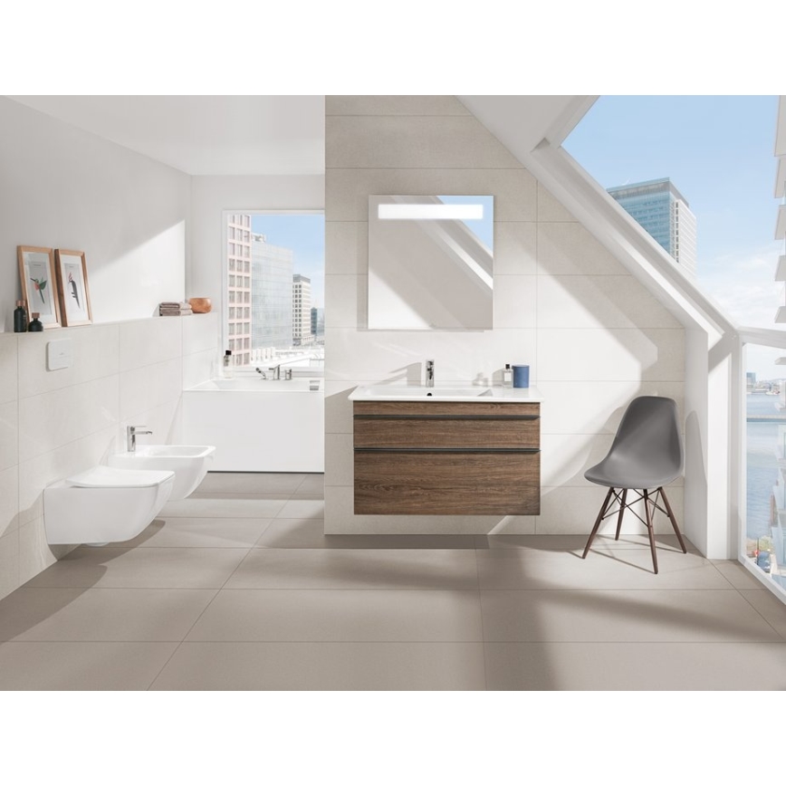 Villeroy & Boch 4611RL01 - Függesztett WC SoftClose ülőkével VENTICELLO kerámia/fehér
