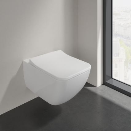 Villeroy & Boch 4611RS01 - Függesztett WC SoftClose ülőkével VENTICELLO kerámia/fehér