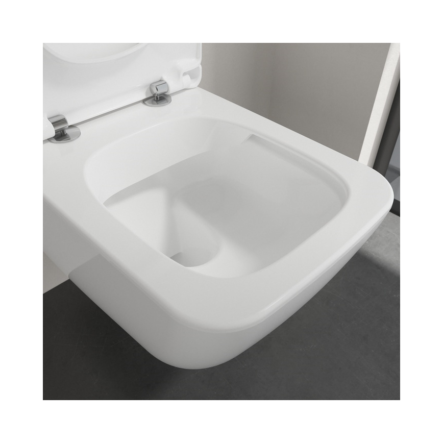 Villeroy & Boch 4611RSR1 - VENTICELLO függesztett WC SoftClose ülőkével, kerámia/fehér